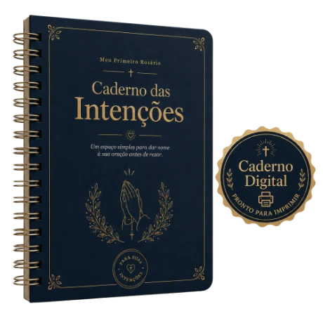 Caderno das Intenções: organize por quem e pelo que você quer rezar.